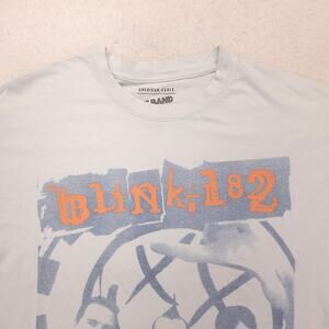 Blink 182 Band Short Sleeve Casual Graphic T-Shirt Adult Mens Size S Blue